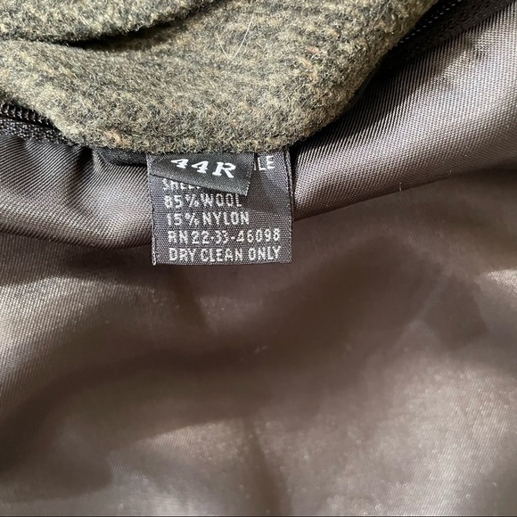 DKNY Wool Blend Notch Collar Overcoat Jacket Men’s Brown Size 44 - Picture 8 of 9